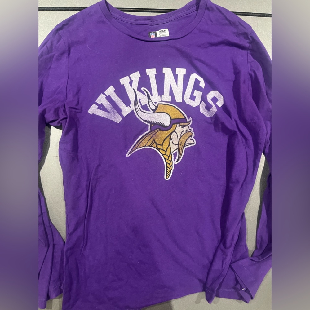 NFL Purple Women's Shirt with White Lettering